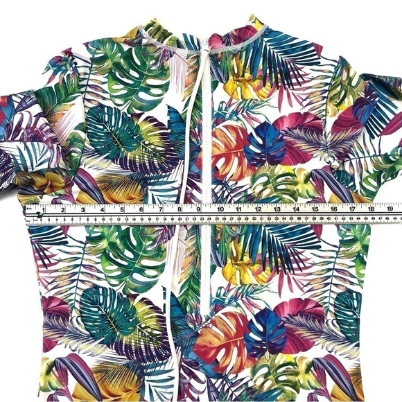 TROPIK tropical print rashguard XL - Picture 6 of 9